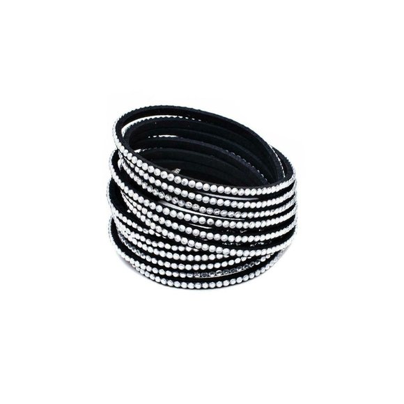 Women's Wrap Bracelet 18 CTTW Austrian Crystals - Picture 4 of 7